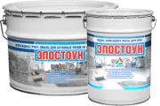 Эпостоун — водно-эпоксидная эмаль для бетонных полов (полуматовая)